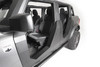 Fab Fours FB1030-1 - Trail Doors; Matte Black Powder Coat;