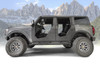 Fab Fours FB2002-1 - Fender Flare; Delete; Matte Black Powder Coat;