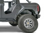 Fab Fours FB2006-1 - Inner Fender; Rear; Black Powder Coat; Steel Construction;