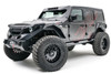 Fab Fours JL4600-1 - Fender; Front; 11 Gauge Steel Construction; 2 Stage Matte Black Powder Coat w/Epoxy Primer;