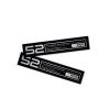 fifteen52 52-RSR-LIPDECAL-BLACK-SET - Holeshot RSR Wheel Lip Decal Set of Four - Black