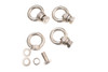 Fishbone Offroad FB21260 - Jeep Storage/Bed Rack Tie Down Kit Stainless Steel