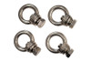 Fishbone Offroad FB21260 - Jeep Storage/Bed Rack Tie Down Kit Stainless Steel