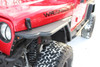 Fishbone Offroad FB23029 - Jeep TJ Tube Fender Set Of 4 Front and Rear 97-06 Wrangler TJ Steel Black Textured Powdercoat  Offroad