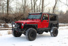 Fishbone Offroad FB23029 - Jeep TJ Tube Fender Set Of 4 Front and Rear 97-06 Wrangler TJ Steel Black Textured Powdercoat  Offroad