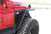 Fishbone Offroad FB23029 - Jeep TJ Tube Fender Set Of 4 Front and Rear 97-06 Wrangler TJ Steel Black Textured Powdercoat  Offroad