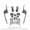 Go Rhino 55985 - 08-16 Ford F-250/F-350 Super Duty RC2 Brackets