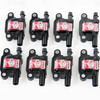 Granatelli Motorsports 28-0514-CPM - Granatelli 14-23 GM LT Malevolent Coil Packs - Black (Set of 8 )