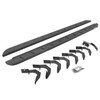 Go Rhino 63423580ST - 15-22 GMC Canyon CC 4DR RB10 Slim Running Boards Kit (Incl. Brackets) - Bedliner Coating