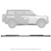Go Rhino 685412971PS - 2021+ Ford Bronco (Not Sport) 5in OE Xtreme Low Profile Complete Kit w/Sidesteps + Brkts