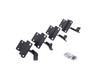 Go Rhino 69417780SPC - 17-22 Ford F-250/F-350 SC RB20 Slim Running Boards Kit (w/Brackets) - Tex. Blk