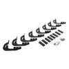 Go Rhino 6944397320T -  RB20 Running boards - Complete Kit: RB20 Running board + Brackets + 2 pair RB20 Drop Steps - Textured Black