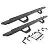 Go Rhino 6961068720T -  RB30 Running Boards with Mounting Brackets & 2 Pairs of Drops Steps Kit - Protective Bedliner Coating