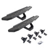 Go Rhino 6969274810T -  RB30 Running Boards with Mounting Brackets & 1 Pair of Drops Steps Kit - Protective Bedliner Coating