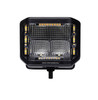 Go Rhino 750700322FCS - Xplor Blackout Combo Series Cube Sideline LED Flood Lights w/Amber 4x3 - Blk (Pair)
