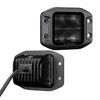 Go Rhino 750400321FCF - Xplor Blackout Series Cube LED Flood Light Kit (Flush Mount) 3x3 - Blk (Pair)