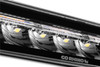 Go Rhino 750600622SBS - Xplor Blackout Combo Series Sixline LED Spot Lights w/Amber (Surface Mount) - Blk (Pair)