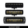 Go Rhino 750300621SBS - Xplor Blackout Series Sixline LED Spot Light Kit (Surface/Threaded Stud Mount) - Blk (Pair)
