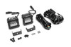 Go Rhino 751803023FCS - Xplor Bright Series Cube LED Flood Light Kit (Surface/Threaded Stud Mount) 3x3 - Blk (Pair)