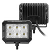 Go Rhino 753003023FBS - Xplor Bright Series Rectangle LED Flood Light Kit (Surface/Thread Std Mnt) 4x3 - Blk (Pair)