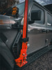 Go Rhino 701011T - 18-24 Jeep Wrangler JL/JLU/JT Front Fender Jack Mount for Hi-Lift Jack - Tex. Blk