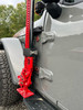 Go Rhino 701011T - 18-24 Jeep Wrangler JL/JLU/JT Front Fender Jack Mount for Hi-Lift Jack - Tex. Blk