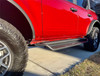 Go Rhino D14129T - 2021+ Ford Bronco (Not Sport) Dominator Extreme D1 SideSteps Complete Kit w/SideStep + Brkt