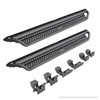 Go Rhino D14506T - 18-20 Jeep Wrangler JLU Dominator Extreme D1 SideSteps Complete Kit w/SideStep + Brkts