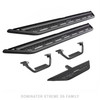 Go Rhino D64129T - 2021+ Ford Bronco (Not Sport) Dominator Extreme D6 SideSteps Complete Kit w/SideStep + Brkt