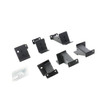 Go Rhino FSD4505TK - 07-18 Jeep Wrangler JKU 4dr Brackets for Dominator Xtreme Frame Slider - Tex. Blk