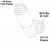 Holley EFI 12-889 - Diecast Fuel Filter Regulator