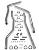 Hooker 16528HKR - Dual Competition Header Back Exhaust System Kit
