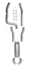 Hooker 705014152RHKR - Blackheart Header-Back Exhaust System