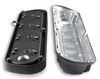 Holley 241-187 - 2-Piece Ford Style Valve Cover - Gen III/IV LS - Satin Black