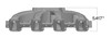 Holley 300-137 - LS Single Plane Mid Rise EFI Intake