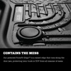Husky Liners 99201 - 2015 Chevy/GMC Tahoe/Yukon WeatherBeater Combo Black Floor Liners