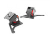 Innovative Mounts 113450-75A - 01-05 Mazda Miata Replacement Engine Mount Kit NB/1.8L Black/250-400Hp