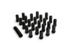 Icon 89141524B - Alloys Lug Nut Kit Black - 14x1.5 - 24 Lug Nuts w/ Key