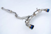 Invidia HS12SST6N21GT - 12+ Subaru BRZ / Toyota 86 N2 60mm Single Layer Titanium Burnt Tips Cat-Back Exhaust
