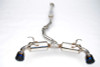 Invidia HS12SST6N21GT - 12+ Subaru BRZ / Toyota 86 N2 60mm Single Layer Titanium Burnt Tips Cat-Back Exhaust