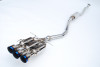 Invidia HS17CS27GM3ST - 17+ Honda Civic SI Coupe Gemini Triple Titanium Tip Cat-back Exhaust
