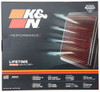 K&N 33-2494 - Replacement Air Filter 05-09 Ferrari F360 11.125in O/S Length x 7.625 O/S Width x 1.313in H