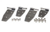Kentrol 30469 - Jeep YJ Hardtop Door Hinge Set 4 Pieces 94-95 Wrangler YJ Polished Silver