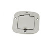 Kentrol 30559 - Jeep CJ/YJ Billet Style Gas Hatch 77-95 CJ and Wrangler YJ Polished Silver