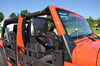 Kentrol 50496 - Jeep TJ/JK E-Z Detach Mirrors Pair 97-18 Wrangler TJ/JK Powdercoat Black