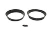 Kentrol 50543 - Jeep TJ Headlight Bezels Pair 97-06 Wrangler TJ Powdercoat Black