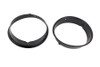 Kentrol 50543 - Jeep TJ Headlight Bezels Pair 97-06 Wrangler TJ Powdercoat Black