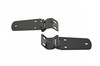 Kentrol 50476 - Jeep TJ Hood Hinge Pair 97-06 Wrangler TJ Powdercoat Black