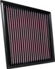 K&N 33-3075 - 2015 Jaguar F-Pace V6-3.0L F/I Left Side Replacement Drop In Air Filter