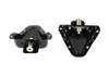 Kentrol 50513 - Jeep CJ/YJ Interior Door Latch Brackets Pair 81-95 CJ and Wrangler YJ Powdercoat Black